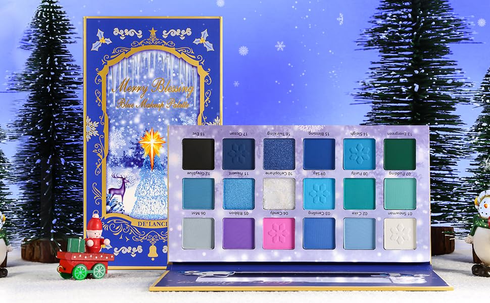 blue eyeshadow palette 