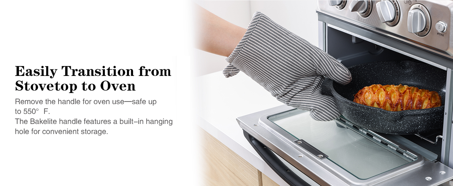 Easily Transition from Stovetop to Oven