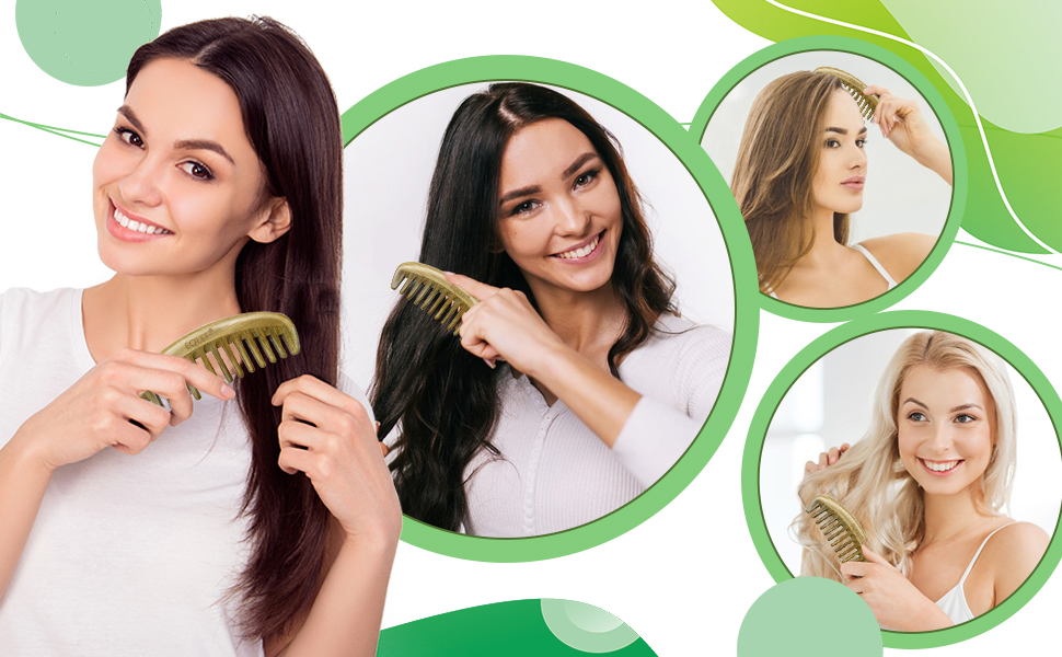 Wide Tooth Comb for Curls