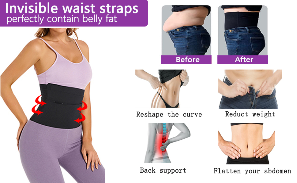 wrap waist trainer for women plus size