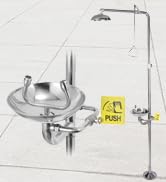 Eye Wash Station with Shower