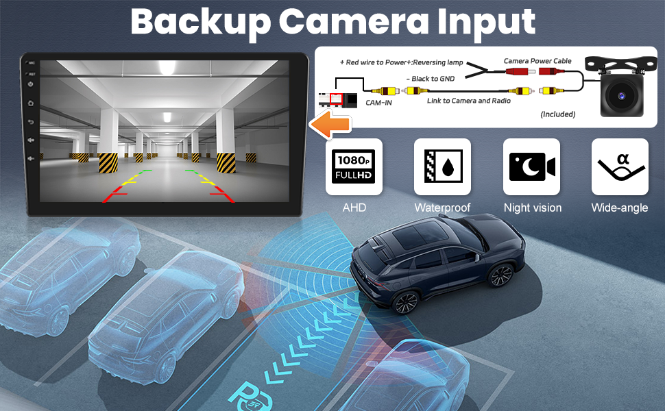 AHD Backup Camera Input