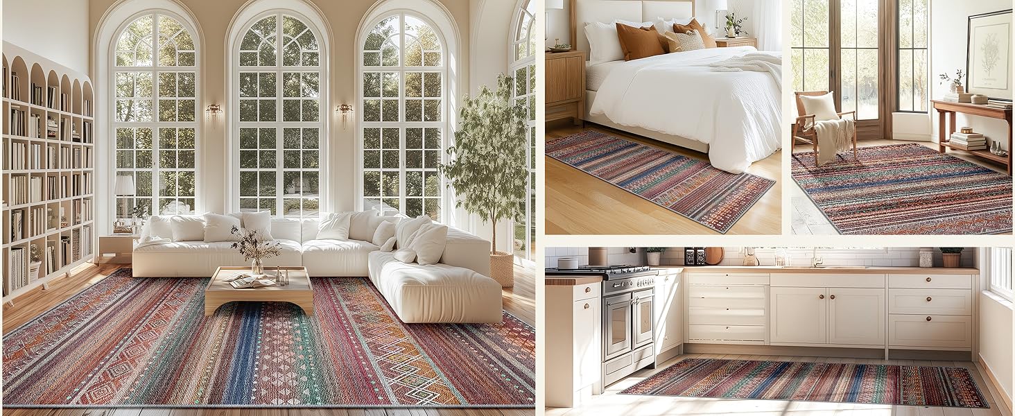 Moroccan 01 Area Rug-Colour Brown