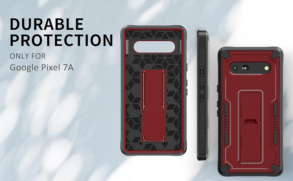 B LABS for Google Pixel 7a Case 6.1 Inch,[Extra Front Frame] FullBody Dual Layer