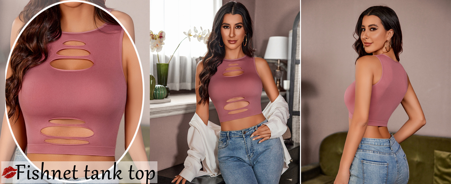 short tank tops for women