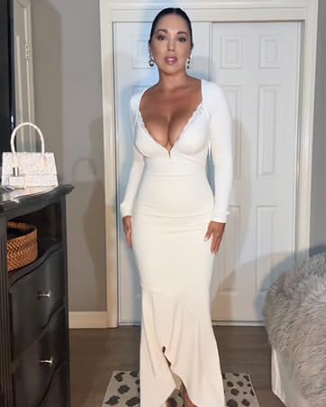 white maxi dress