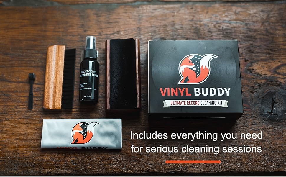 Vinyl Buddy Record Cleaner Kit 5 Piece Ultimate Cleaning