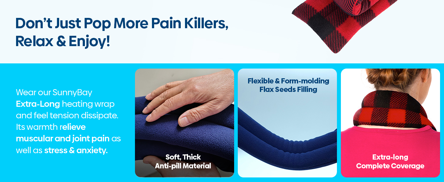 Don't Just Pop More Pain Killers, Relax and Enjoy! feel tension dissipate muscular joint pain