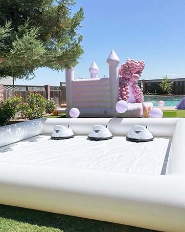 Inflatable Bumper Car Racing Track
