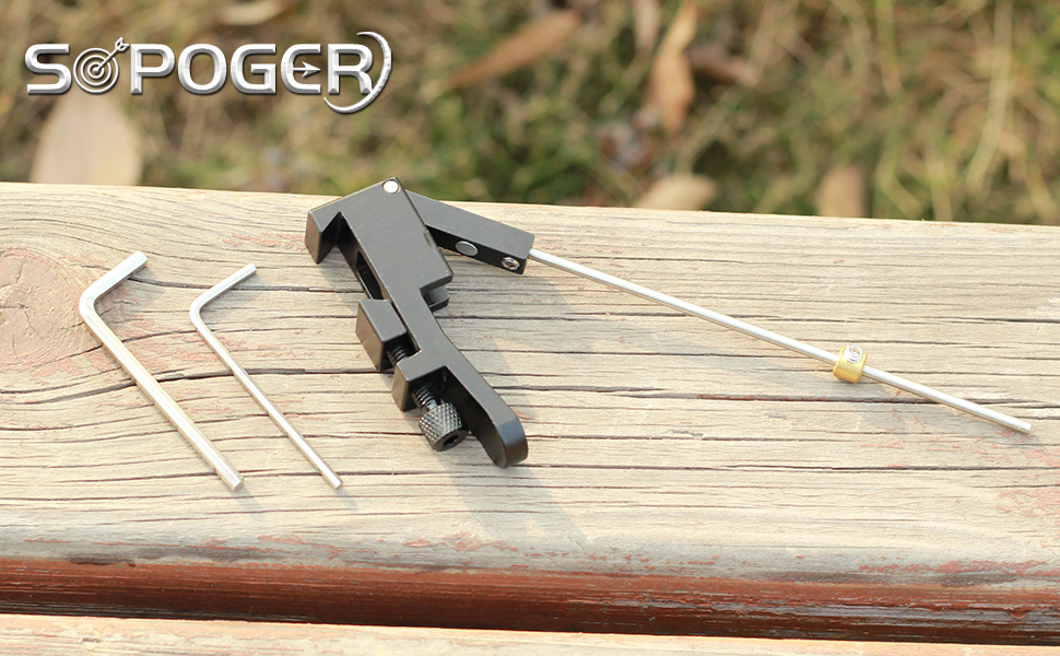 SOPOGER Archery Clicker Recurve Bow Clicker