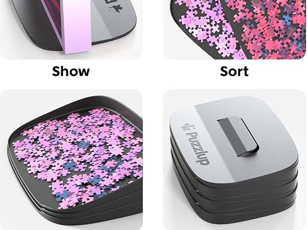  puzzle piece sorter jigsaw puzzle organiser stackable puzzle sorting tray puzzle organizer trays