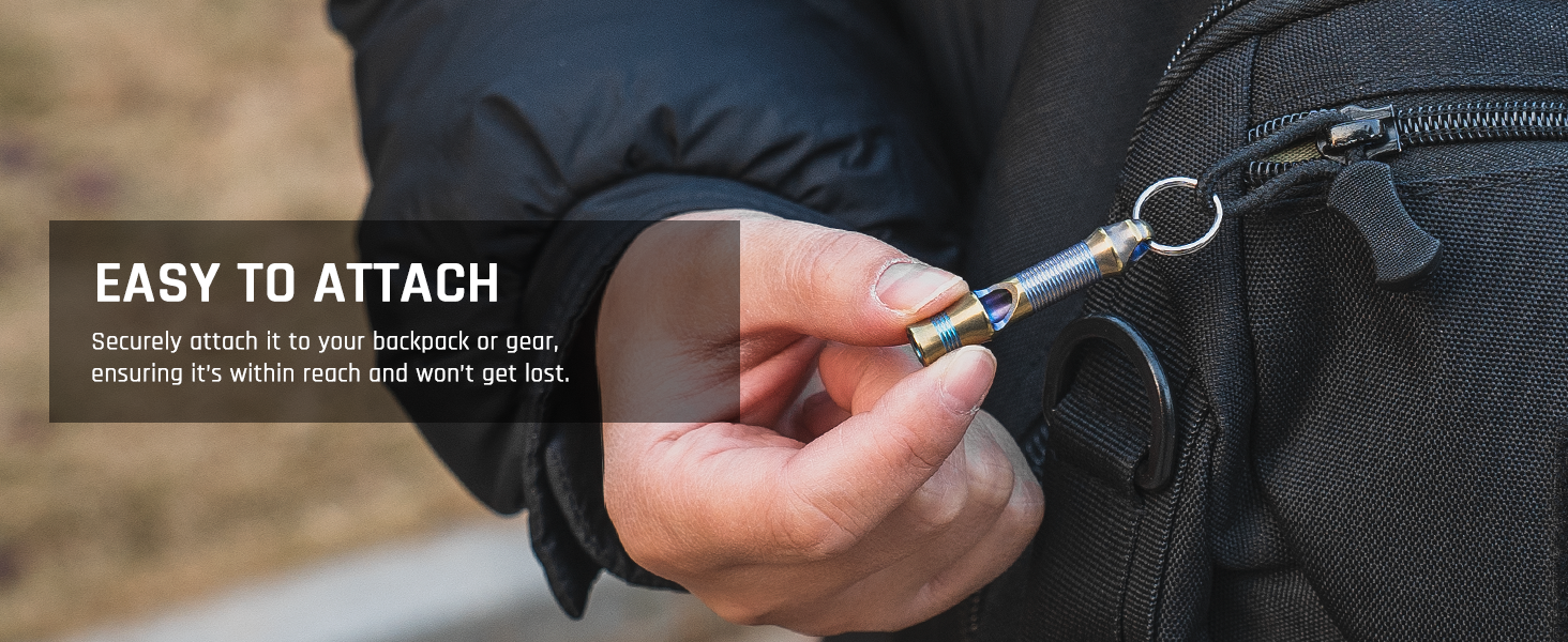 Titanium Emergency Whistle