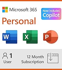 Amazon.com: Microsoft 365 Personal | 12-Month Subscription
