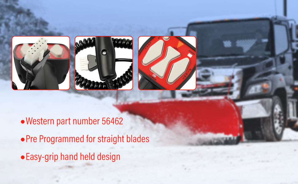 Fexhull Snowplow Handheld Controller Fit for Western 56462