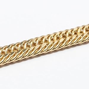 Amazon | [LuxRexor] K18 18金 中空喜平ネックレス（2面カット