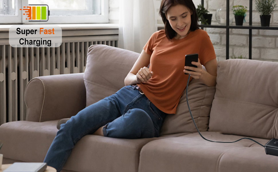 25W Samsung Fast Charger Plug With 1.5M USB C Cable
