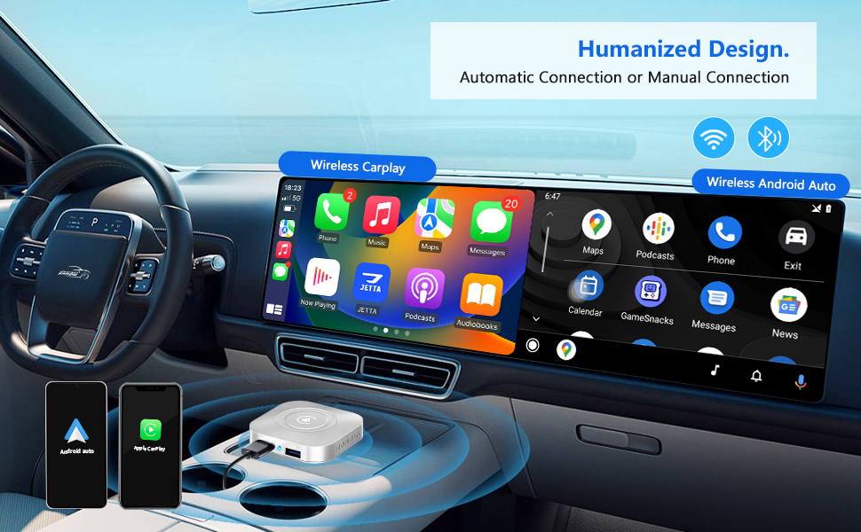 KAMING Magic Box 3.0 Wireless CarPlay Adapter for Apple