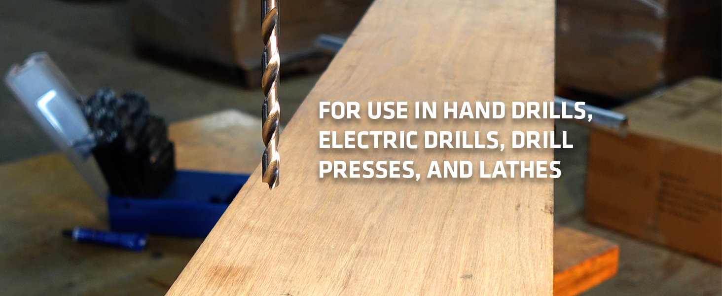 Century Drill & Tool 37280 25 Piece Fractional High Speed Steel Brad