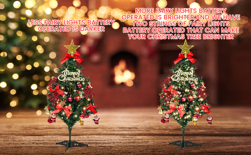 Mini Christmas Tree,Tabletop Christmas Tree 24"/60cm