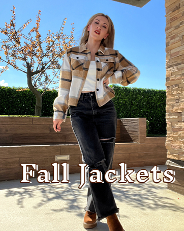 Womens Flannel Cropped Shacket