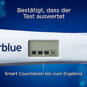 Zeigt die Zeit bis zum Ergebnis an