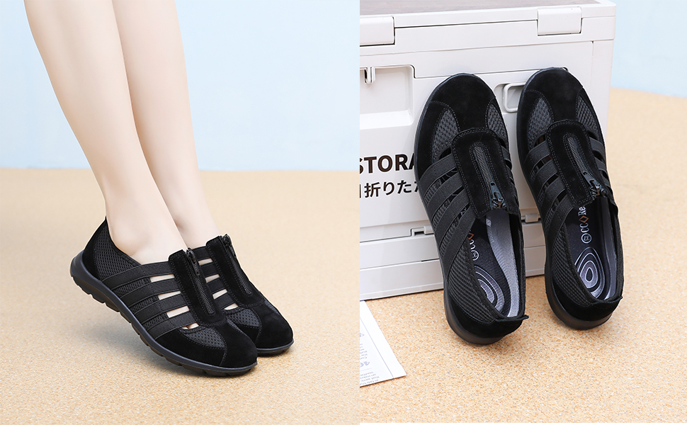 female black shoes