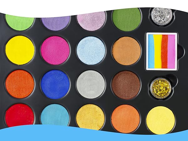face paint kit for kids face painting set childrens paint art facepaint facepainting gift halloween