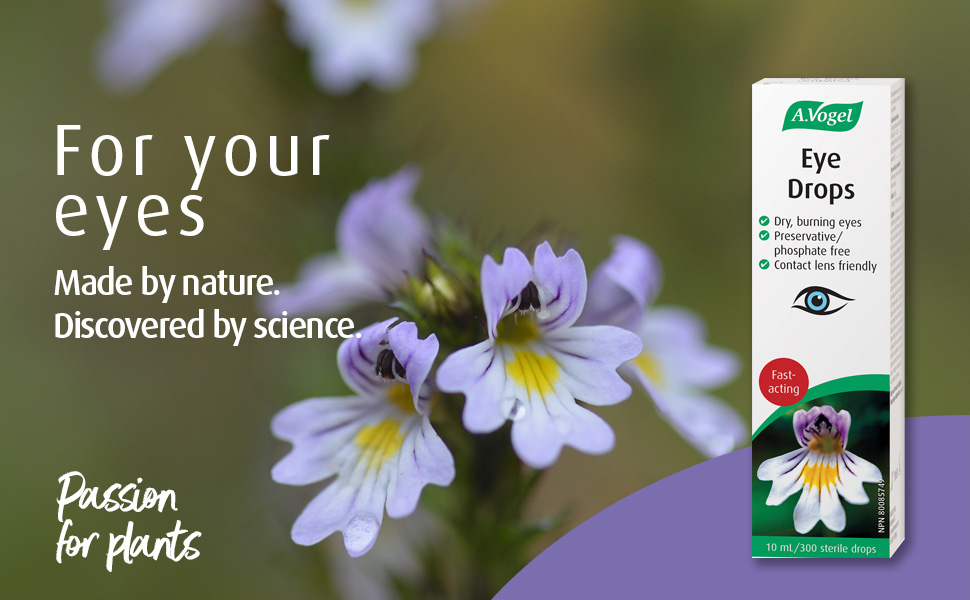 A.Vogel Eye Drops 100 Natural Eye Drops For Dry Eyes Combination of Hyaluronic Acid and