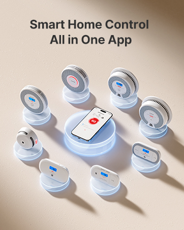 X-Sense Smart Smoke Detector Fire Alarm, Wi-Fi Smoke Detector, Real-Time App Notifications