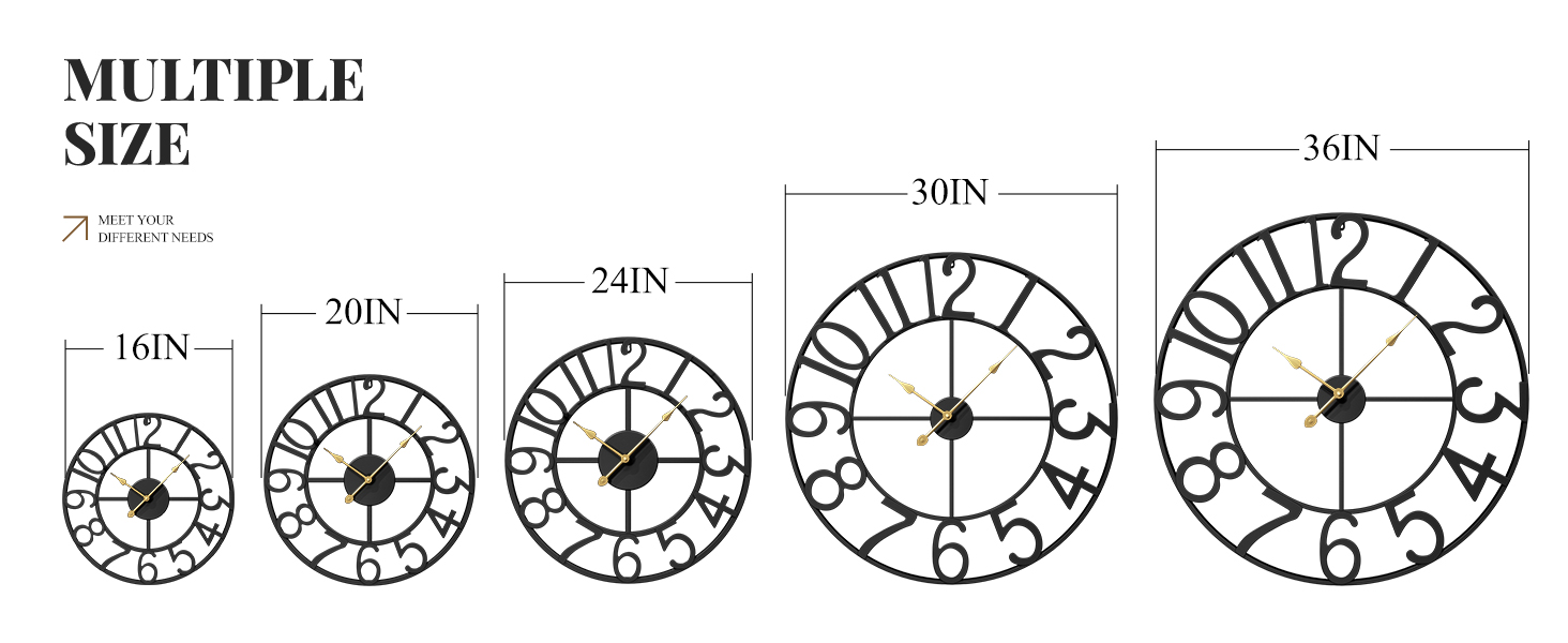 multiple size