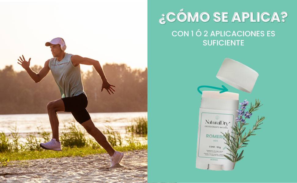 como se aplica romero hombre intense