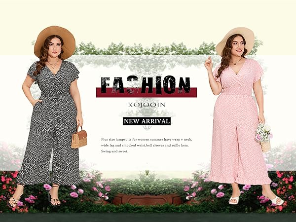 ワンピース soorploom 8y Amazon.com: Plus Size Loose Jumpsuits for Women Summer Short