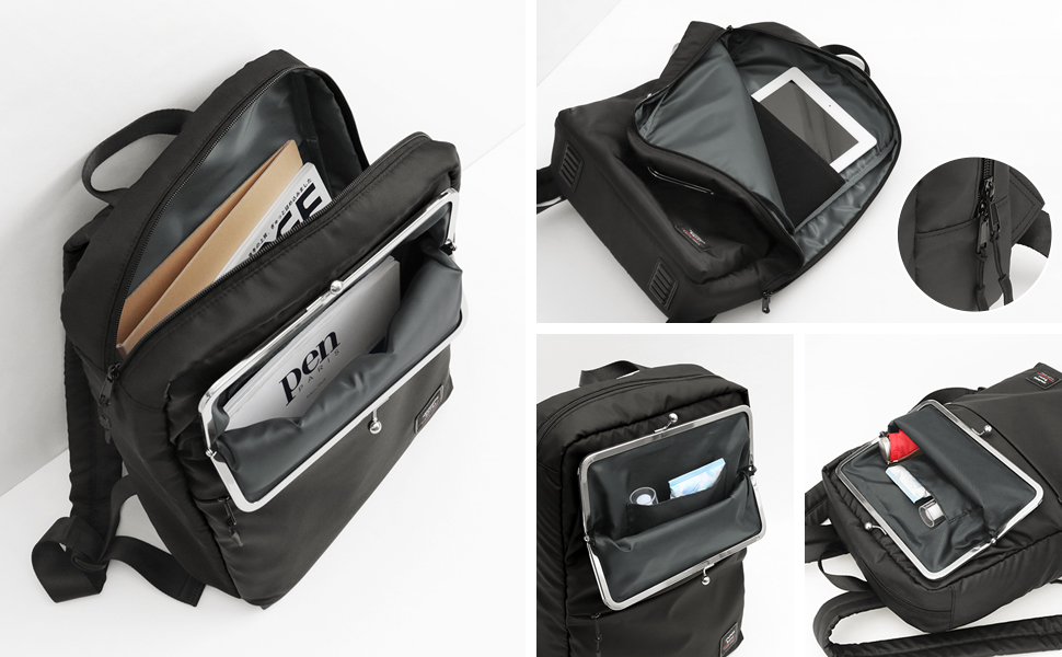 Amazon.co.jp: [AYANOKOJI Sarei] がま口 スクエア リュック WP