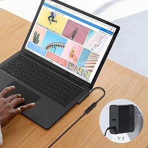 Amazon.co.jp: Surface充電ケーブル Type C to サーフェス充電