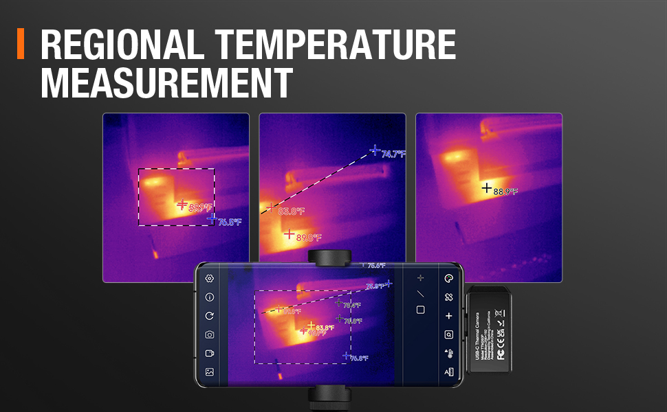 Thermal Camera for Android, Teslong 160x120 Infrared Thermal Imager USB