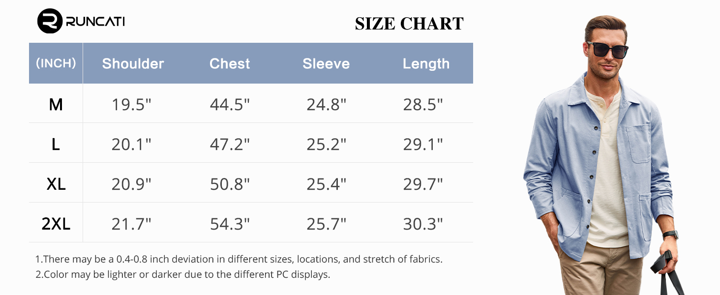 Mens Linen Shirt Jacket Button Down Long Sleeve Shacket Casual Lightweight Jacket Coat