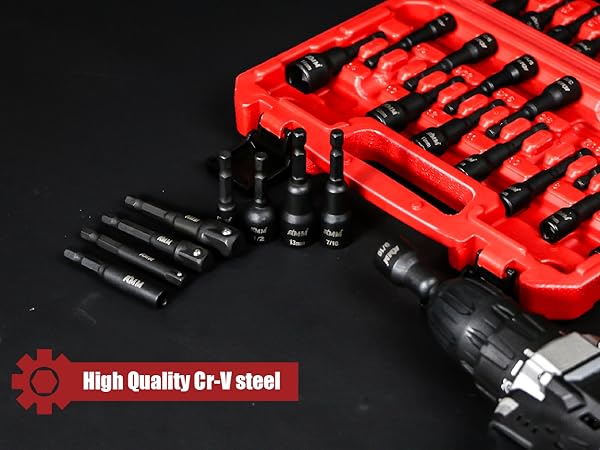 Amazon.com: AMM 39PCS Magnetic Nut Driver Set for Impact