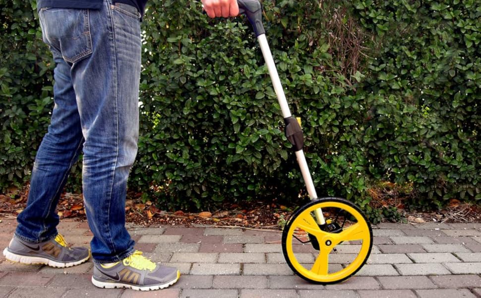 Digital Measuring Wheel, Foldable 099999.9M Precision Measuring Wheel