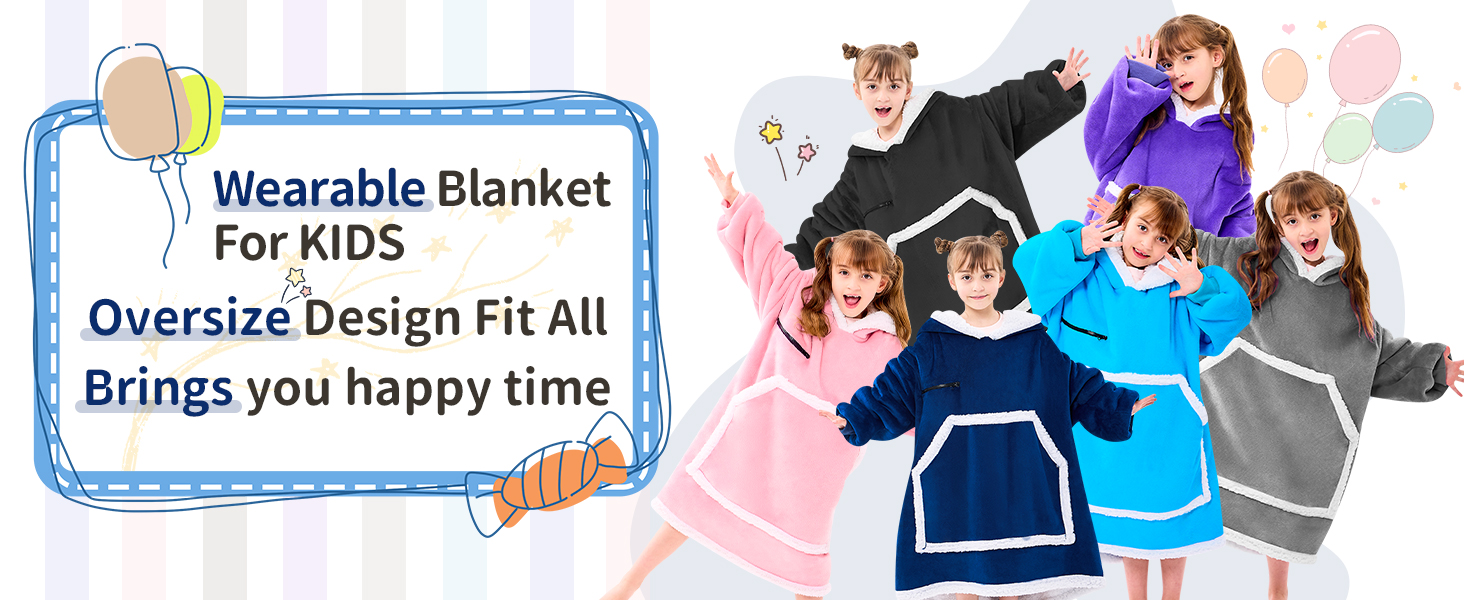 wearable blanket kids wearable blanket for kids kids wearable blanket blanket hoodie for kids