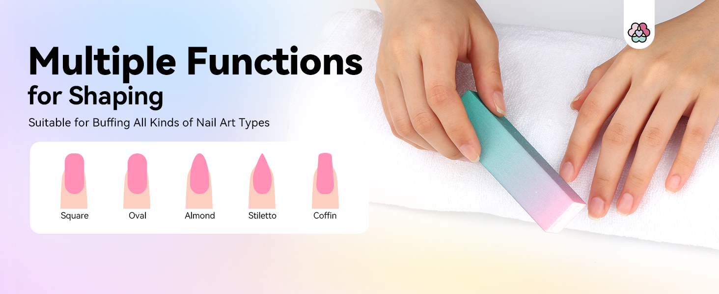 nail buffer block set professional color nail buffers manicure pedicure tools kit