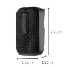 Speaker Dimensions wearable speaker