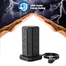 Surge Protector Power strip Tower