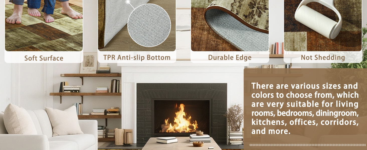 brown rugs for bedroom