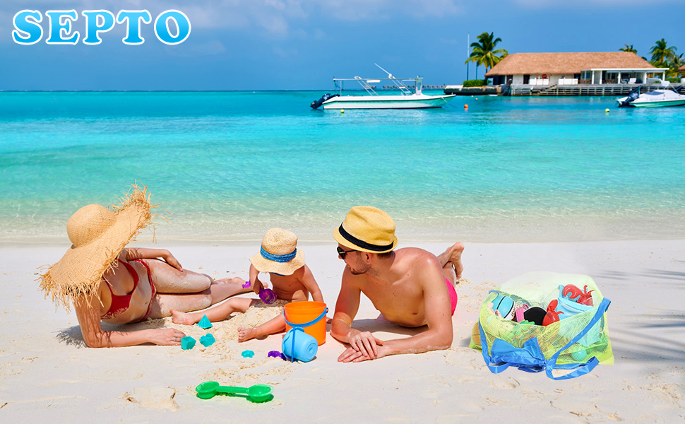 Mesh Beach Sand Toy Bags