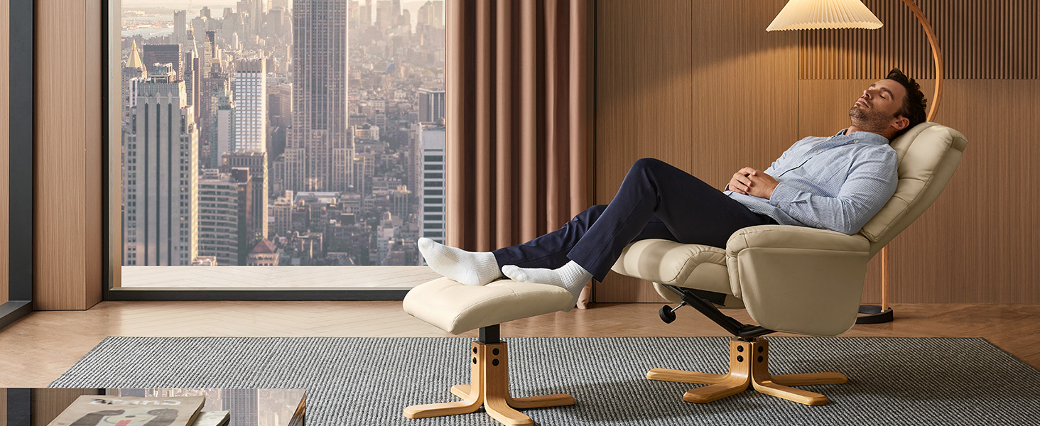 Reclining Chair with Ottoma