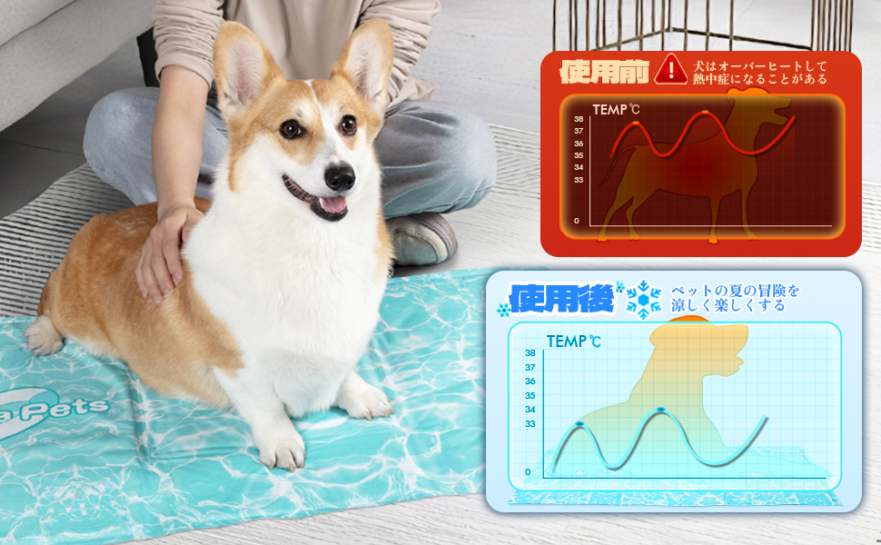 Amazon | Pawtasy ペット ひんやりマット 犬 猫 夏用 クール