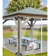 Amazon.com : Erfolkerz 7'H x8'W Outdoor Vinyl Curtain 19oz