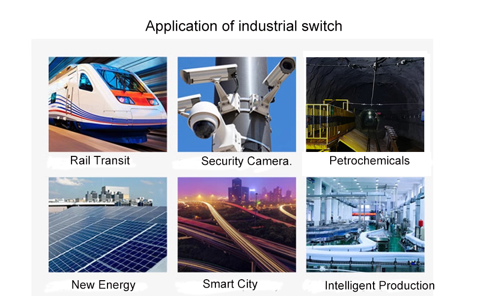Rugged ethernet Switch widely used