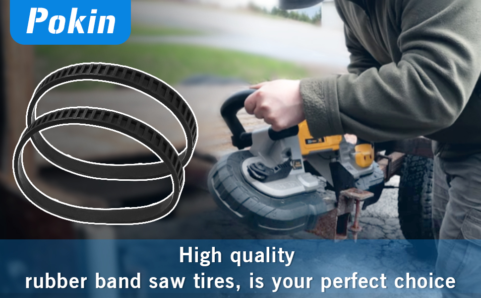 𝐍𝐞𝐰 𝐔𝐩𝐠𝐫𝐚𝐝𝐞 65072100 Bandsaw Rubber Tires, for Dewalt