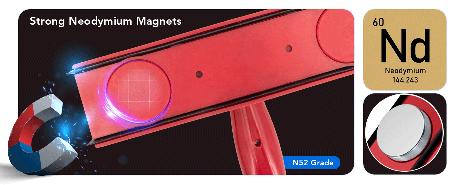 Window cleaner magnet grade and type